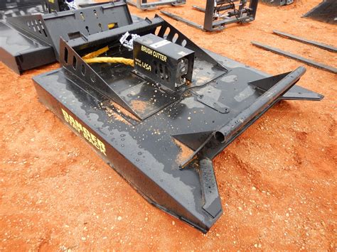 used brush hog attachment for skid steer|brush cutter attachment for bobcat.